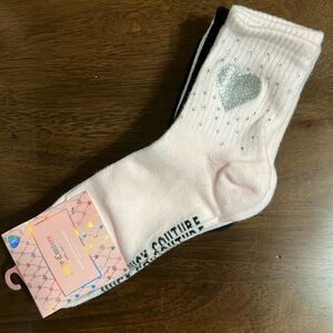 Juicy Couture Shortie Crew Socks